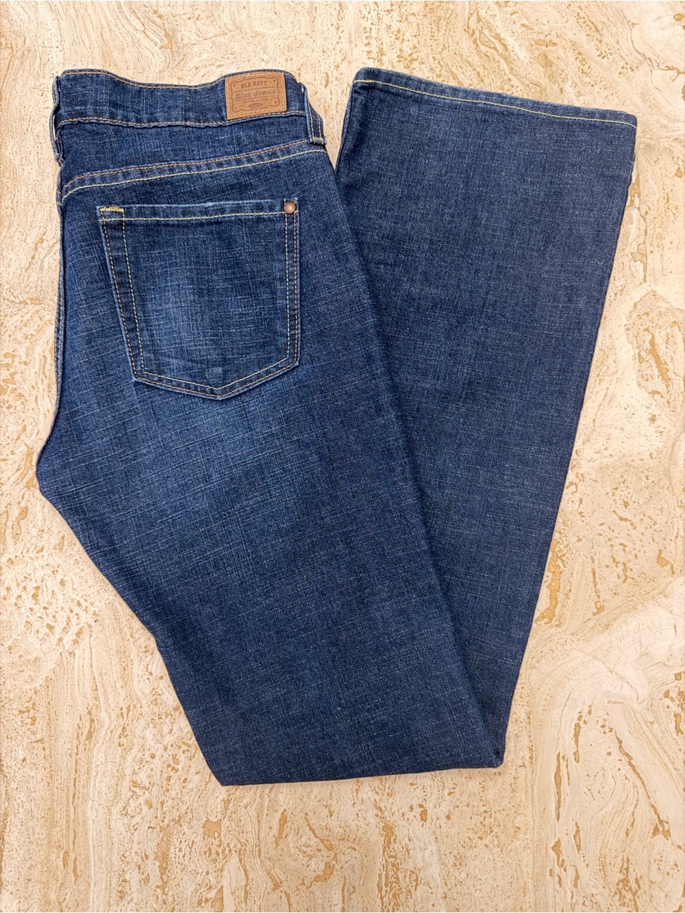 Old Navy Women's Dark Blue Boot Cut Jeans Sz 6 Regular